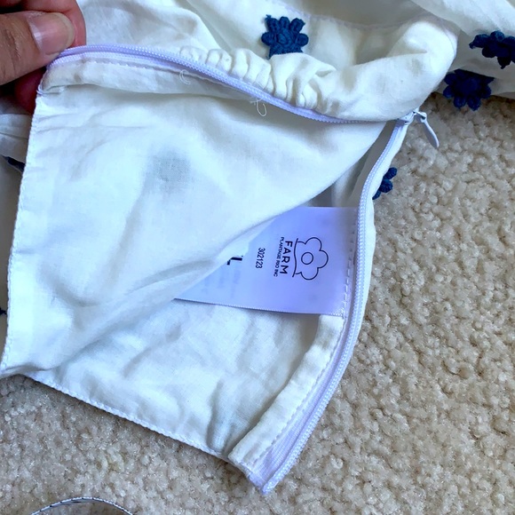 FARM RIO Blue flowers crop top - Picture 5 of 9